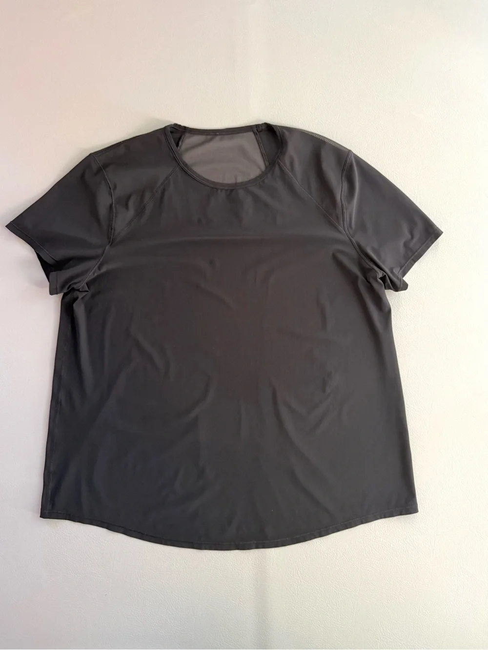 Lululemon Sculpt Short Sleeve Tee Black Mesh Light Weight - Maybe size 12 or 14